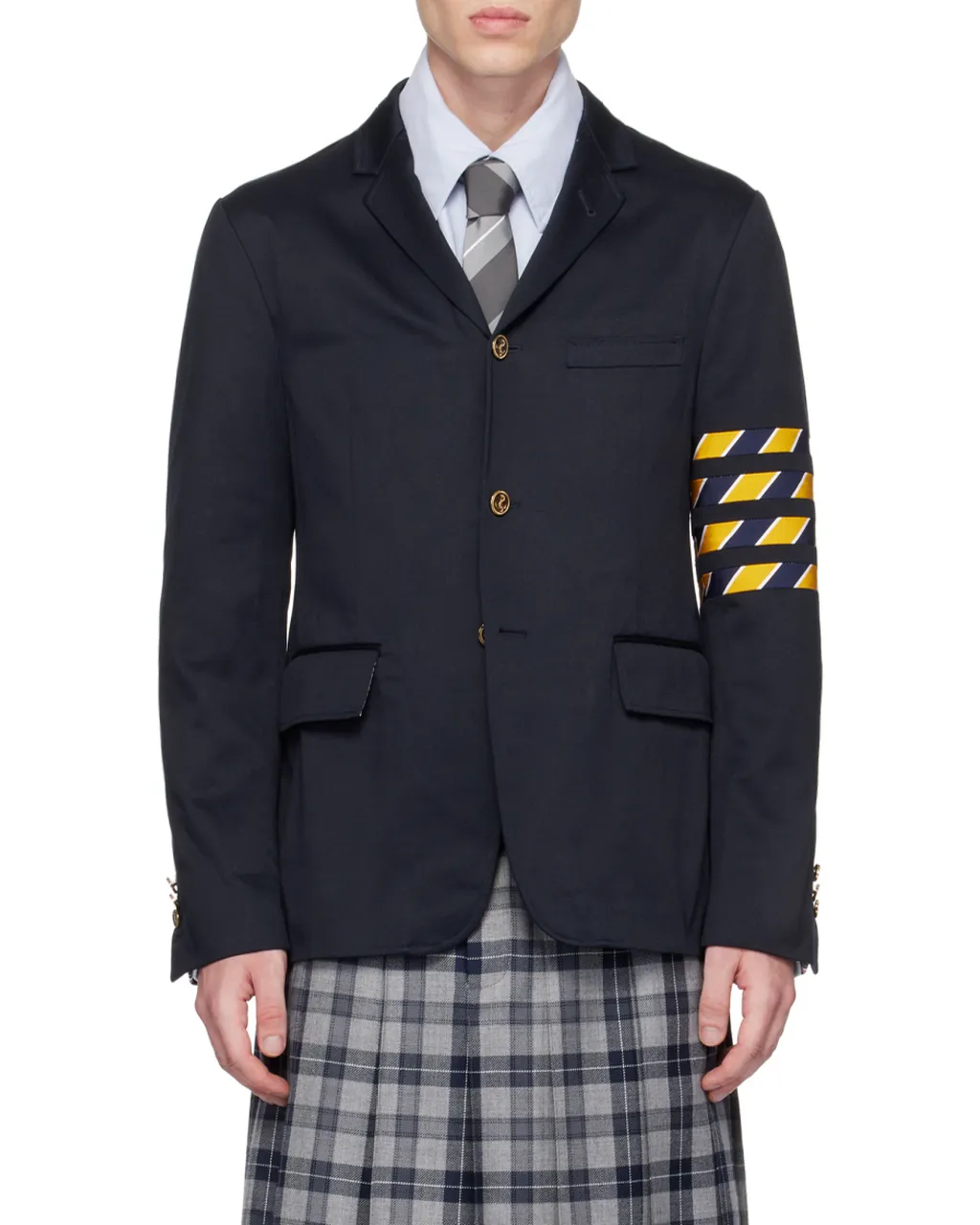4-Bar Striped Blazer