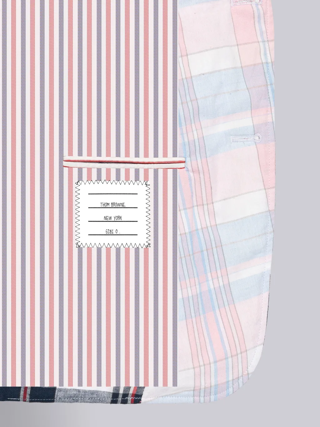 Plaid Patchwork Blazer