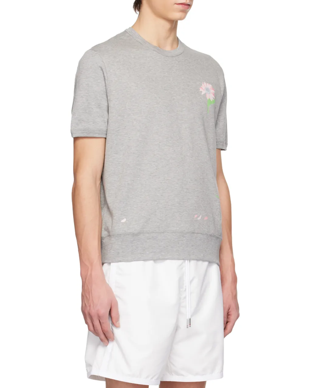 Floral-Print Short-Sleeved T-Shirt