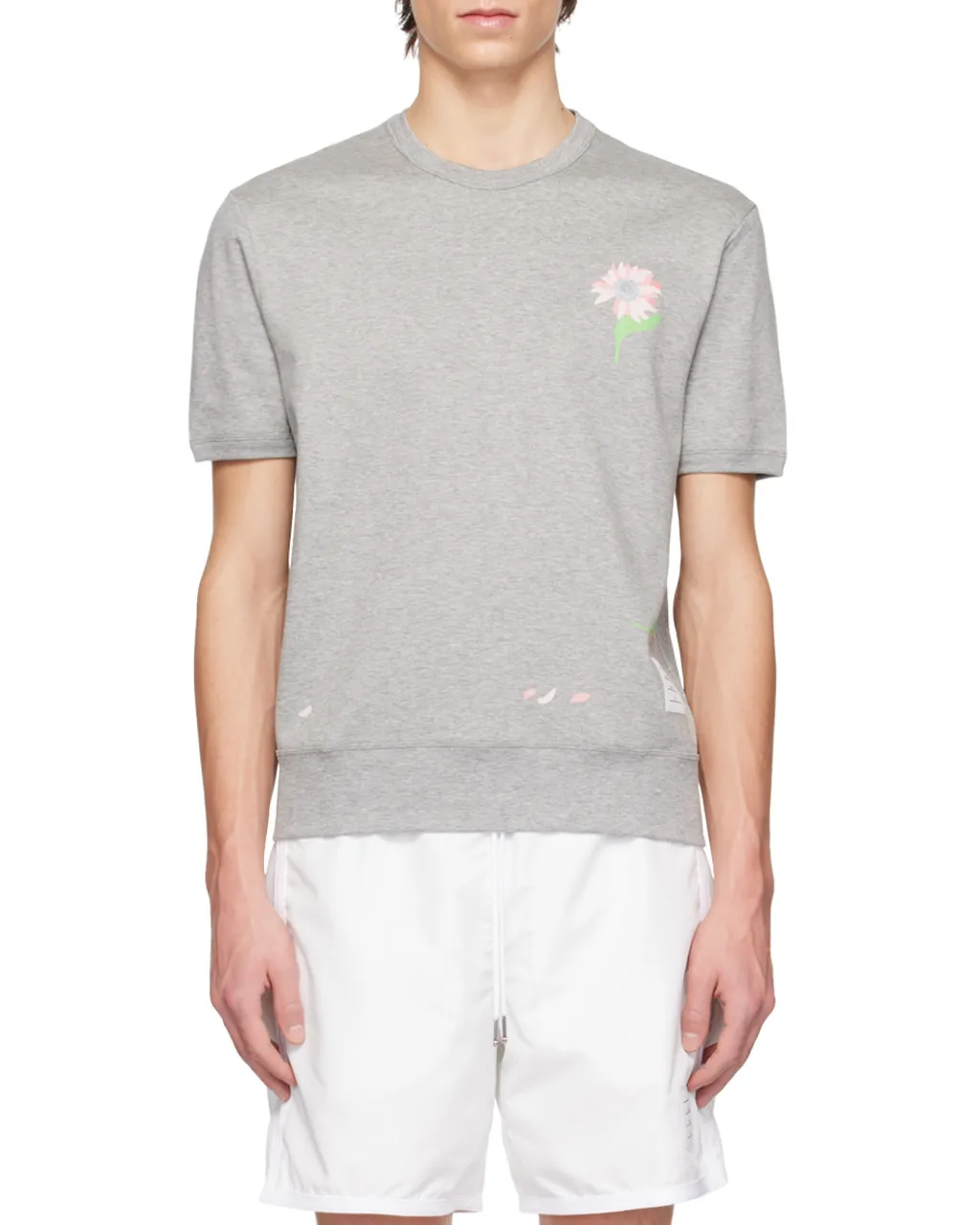 Floral-Print Short-Sleeved T-Shirt