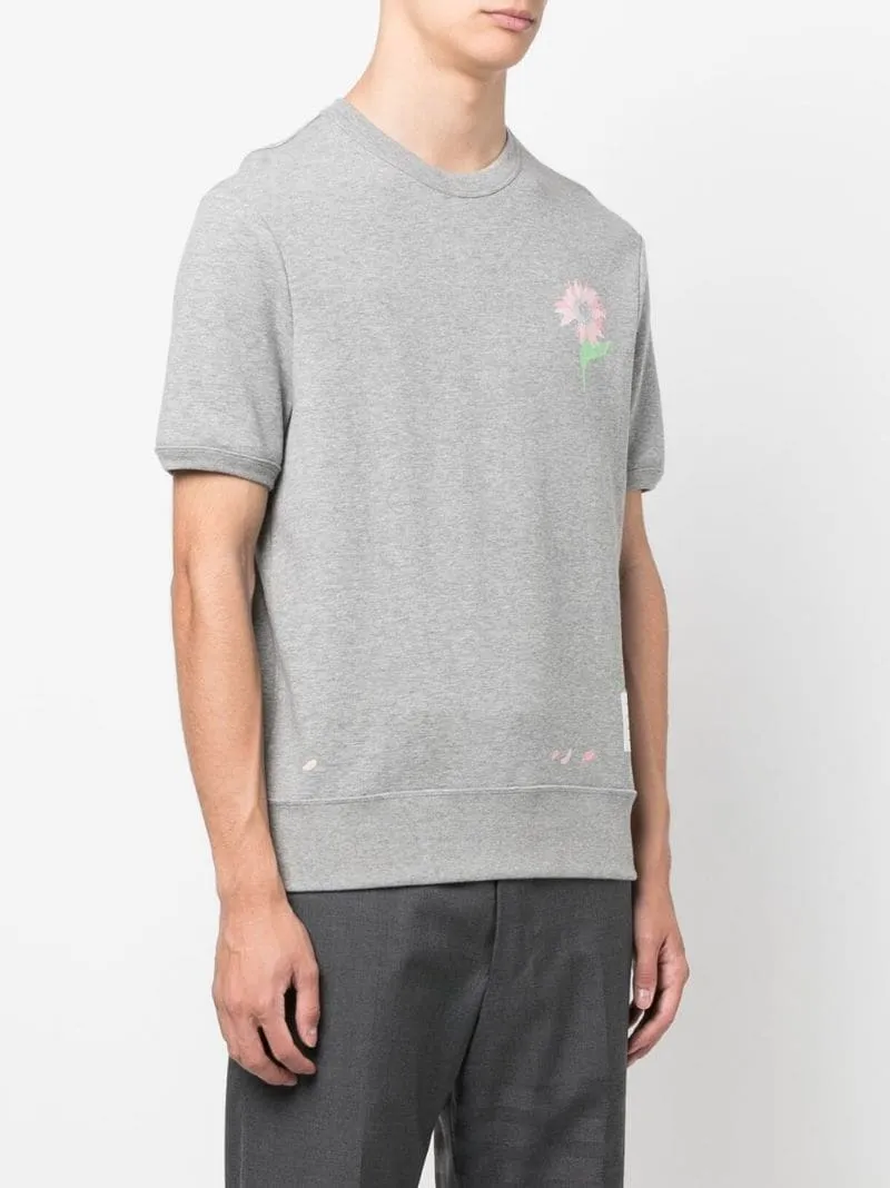 Floral-Print Short-Sleeved T-Shirt