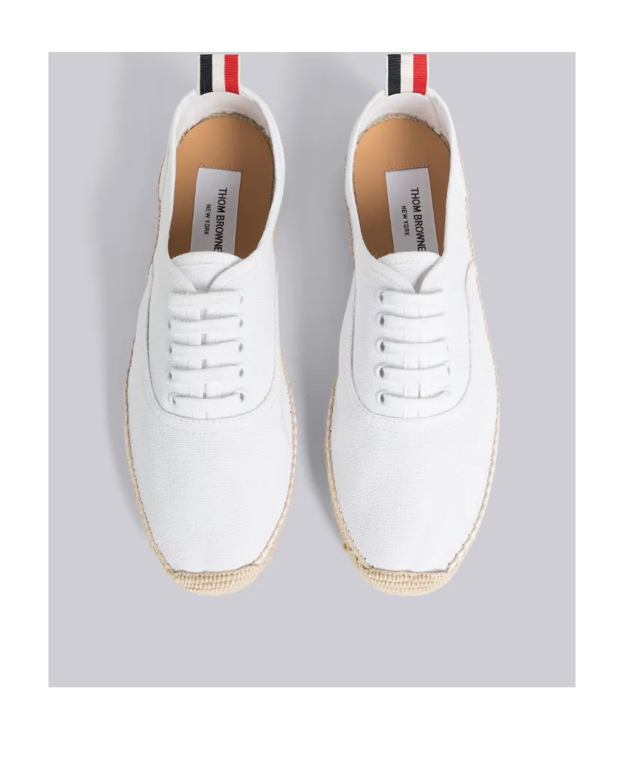 Jute-Sole Lace-Up Sneakers