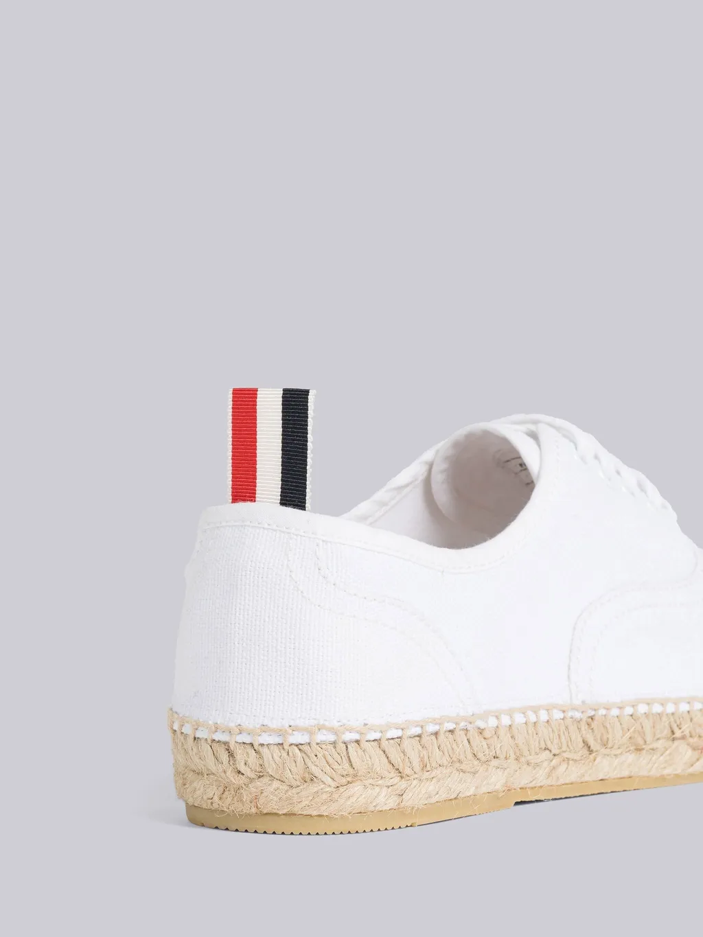 Jute-Sole Lace-Up Sneakers