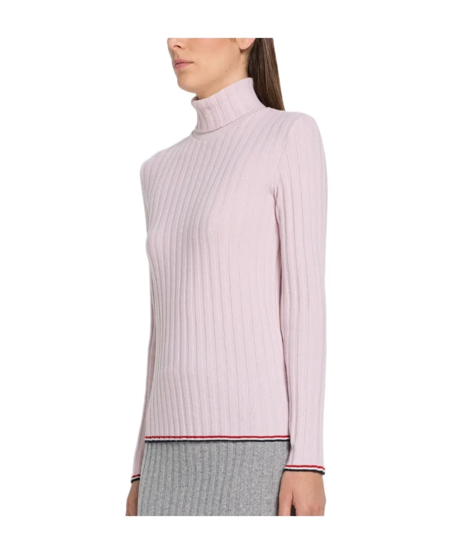 Rwb Stripe Turtleneck Jumper