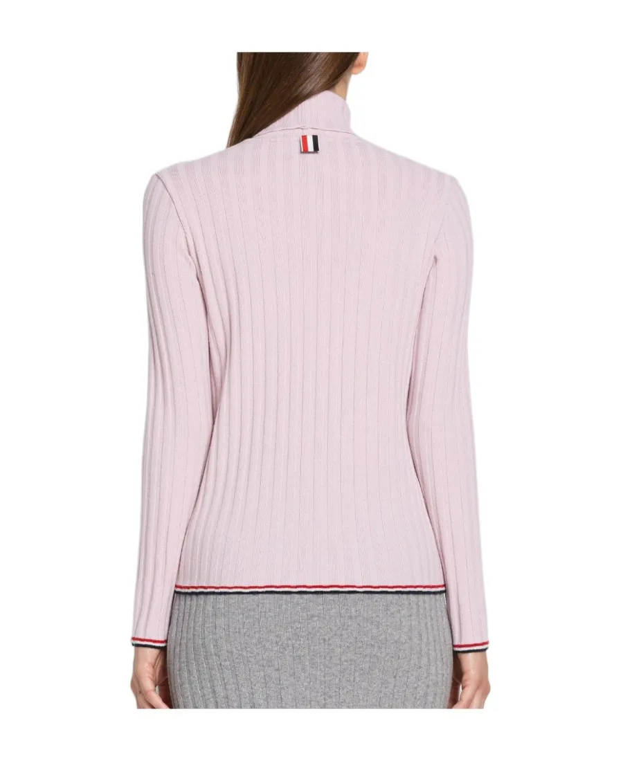 Rwb Stripe Turtleneck Jumper