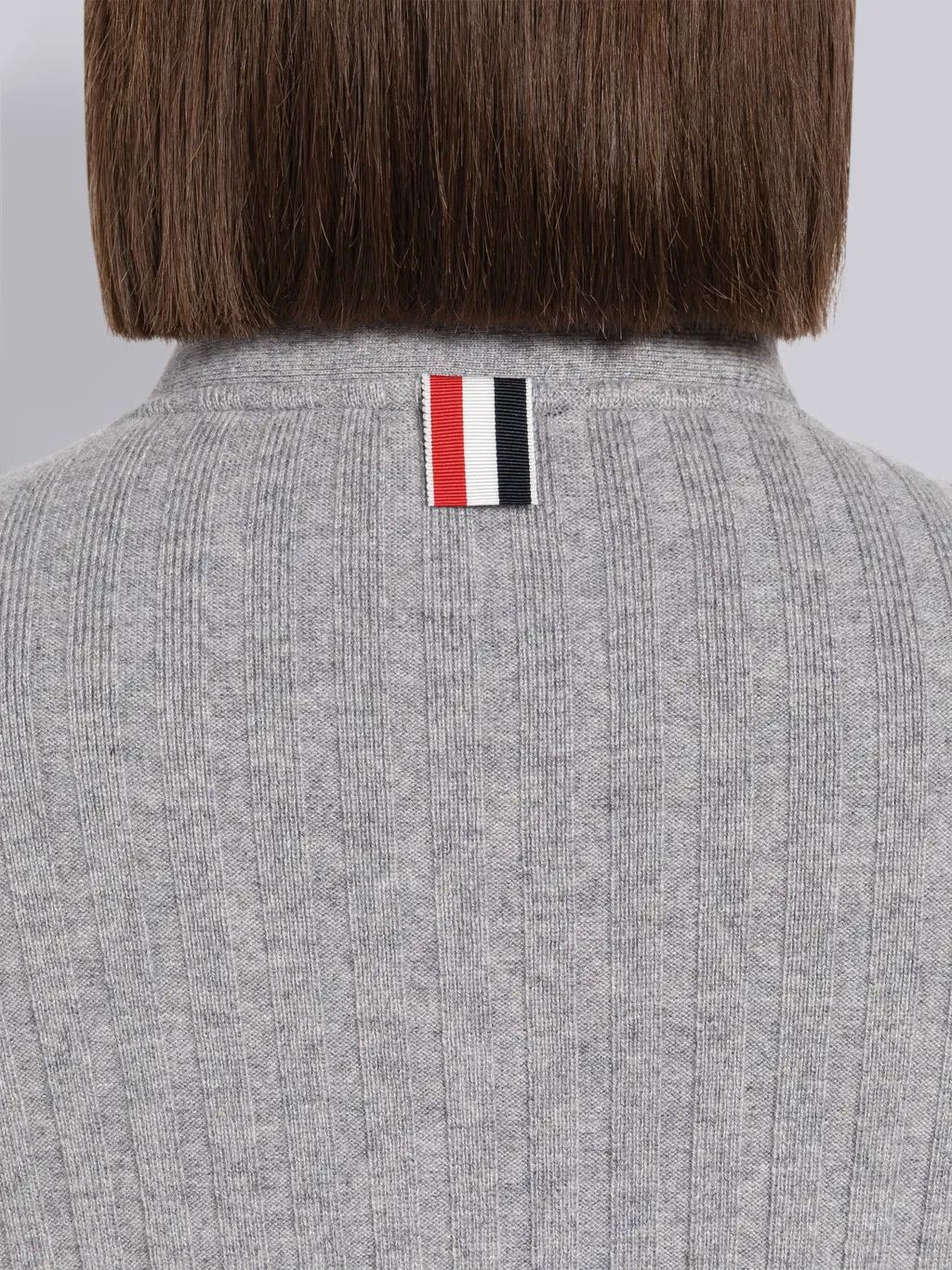 Long Rwb Ribbed Cardigan
