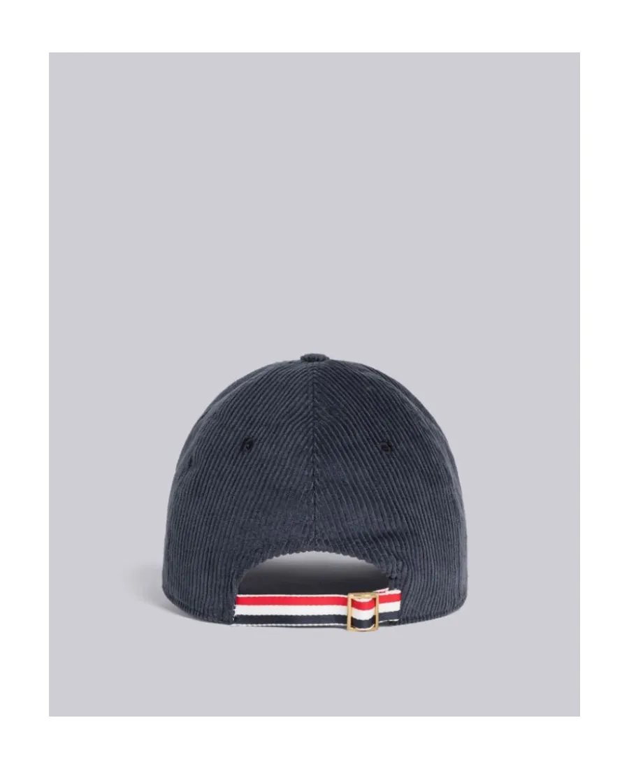Corduroy Embroidered Detail Baseball Cap