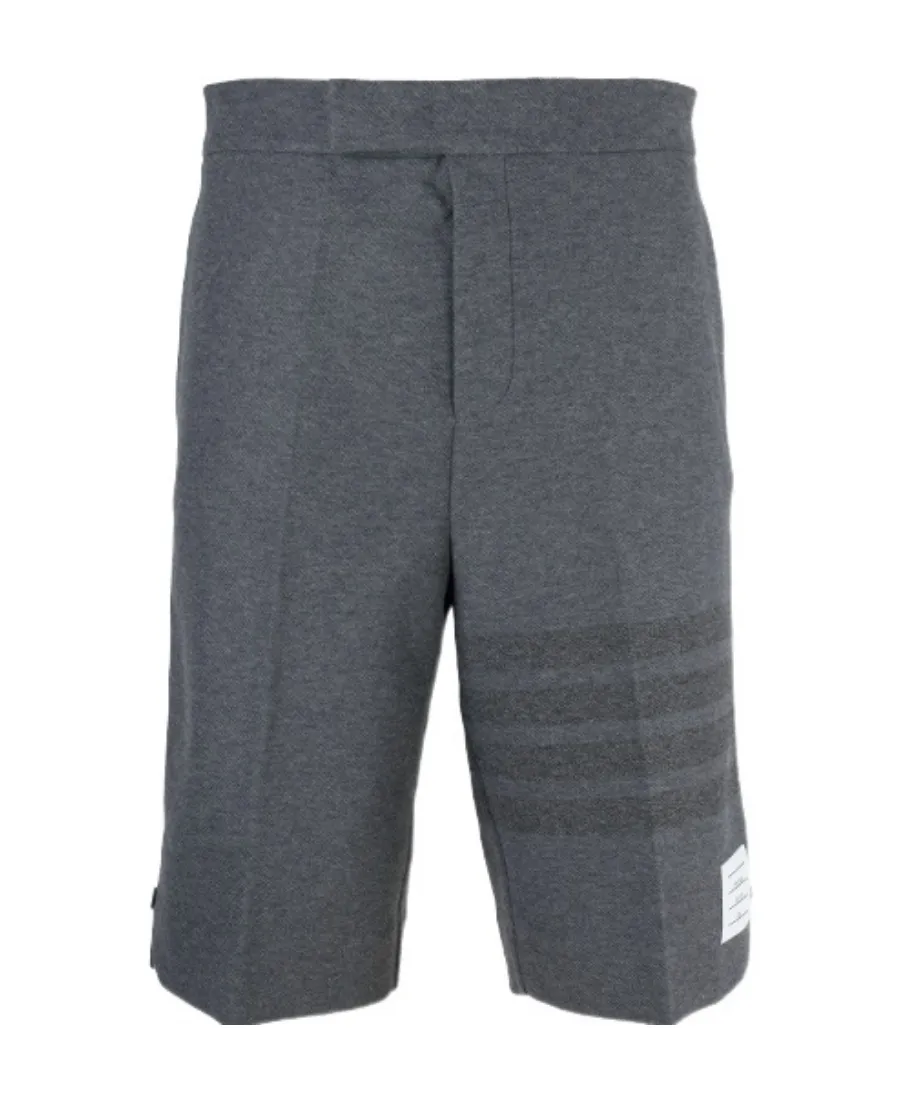 4-Bar Striped Bermuda Shorts