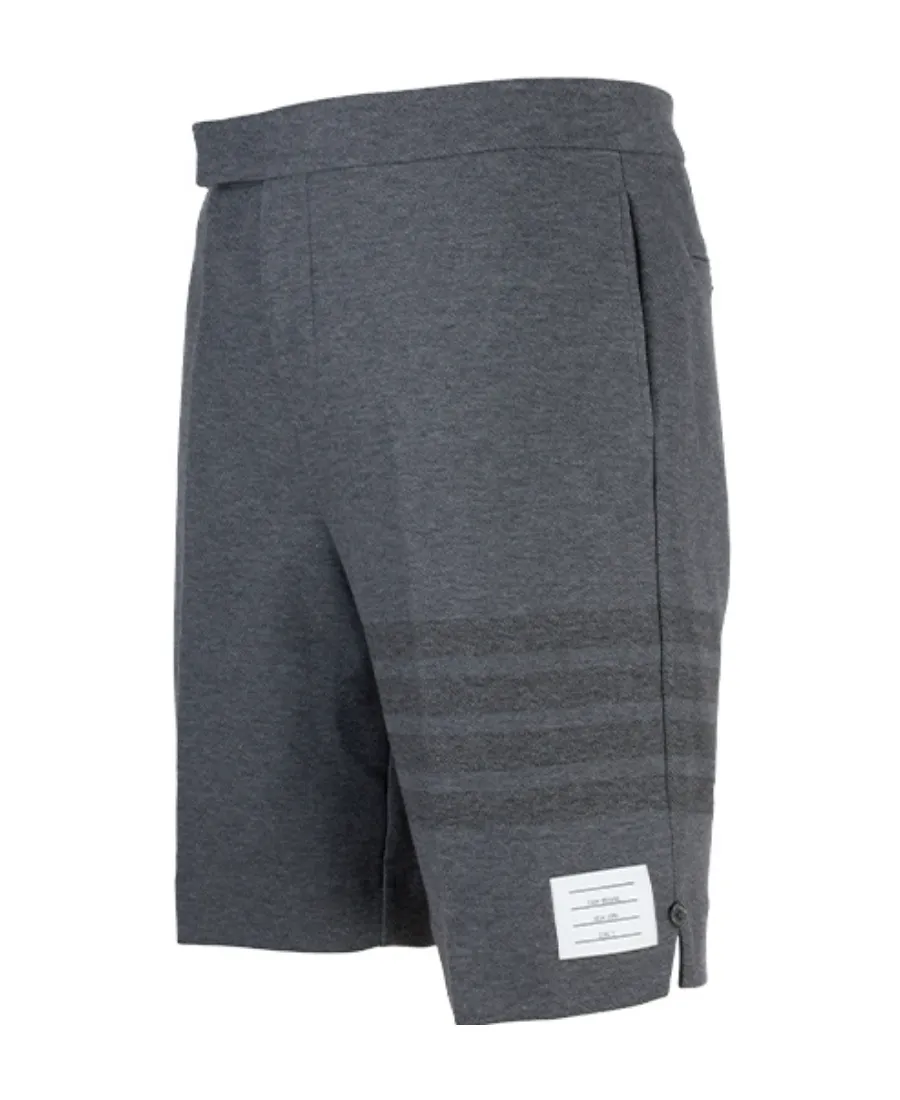 4-Bar Striped Bermuda Shorts