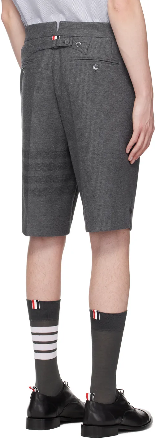 4-Bar Striped Bermuda Shorts