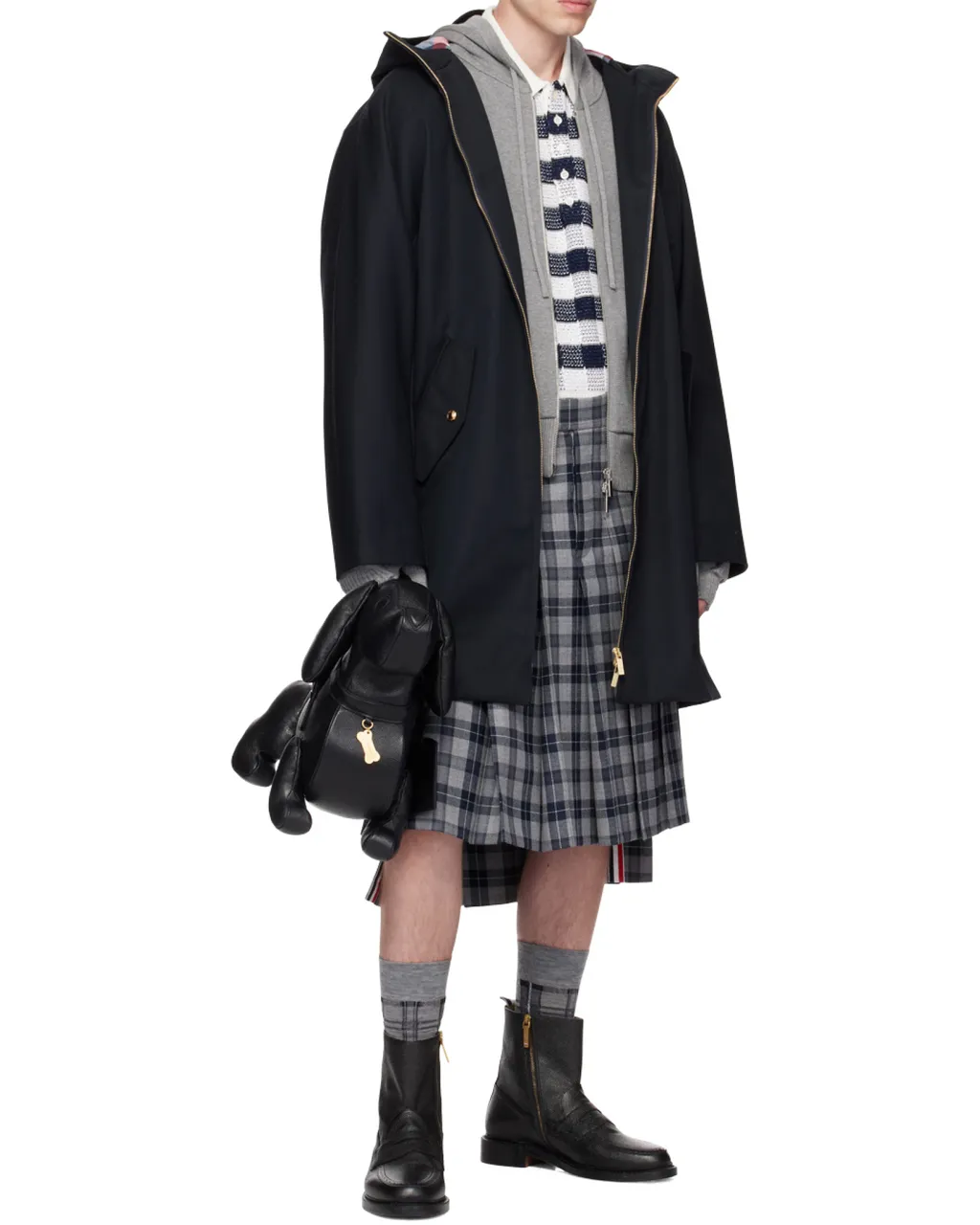 Zipped Hooded Parka
