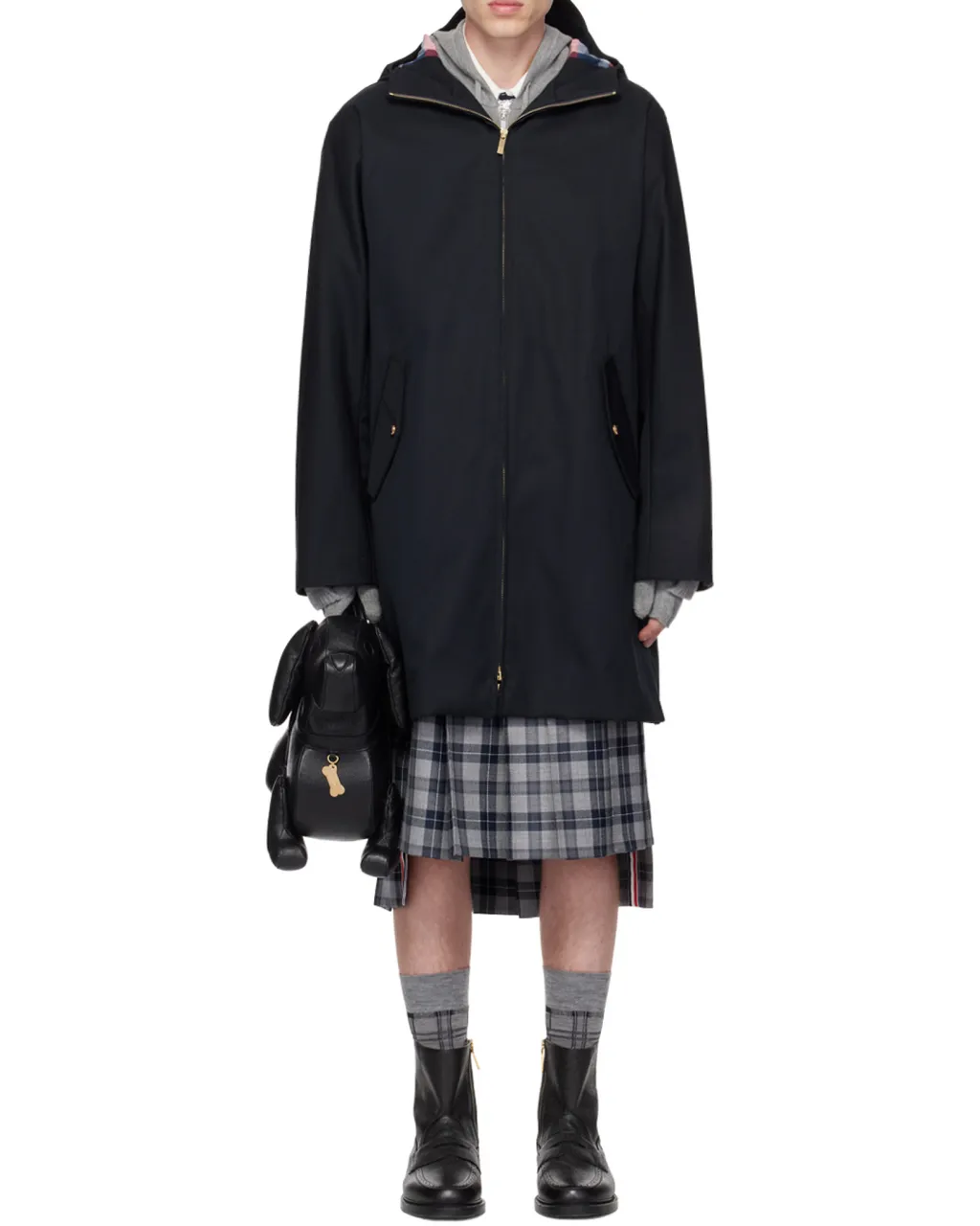 Zipped Hooded Parka
