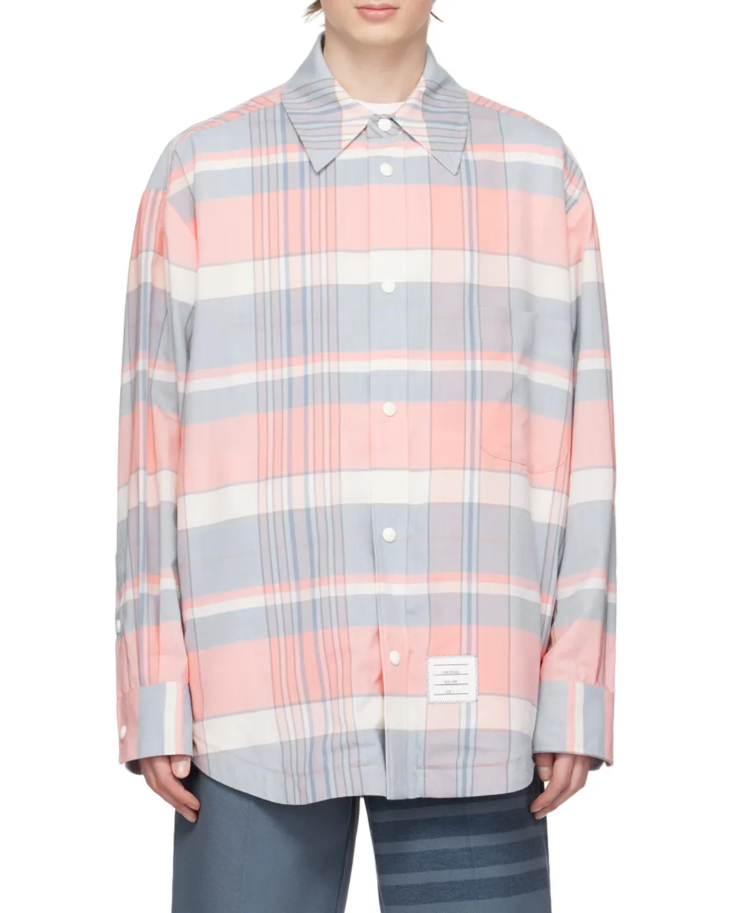 Checked Long-Sleeved Shirt