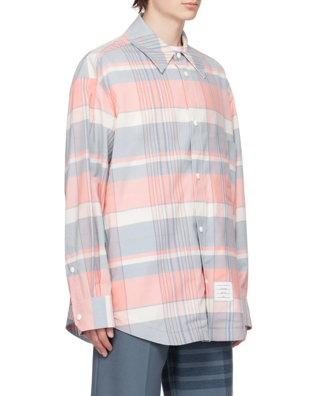 Checked Long-Sleeved Shirt