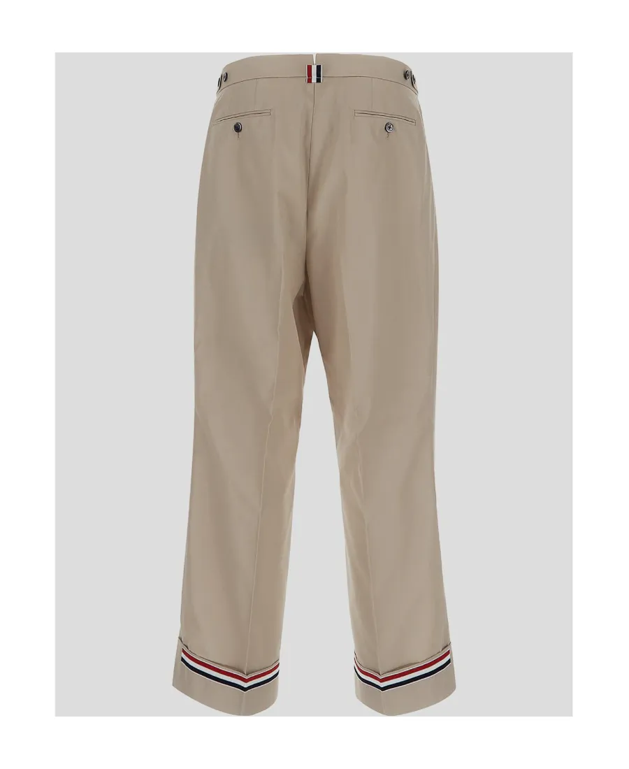 Turn-Up Hem Pants