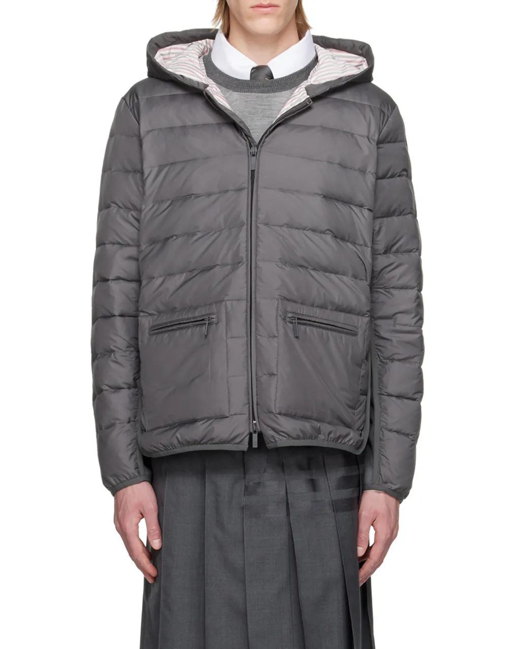 Zip-Front Padded Jacket