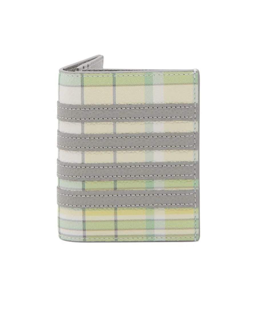 Checked Bi-Fold Wallet