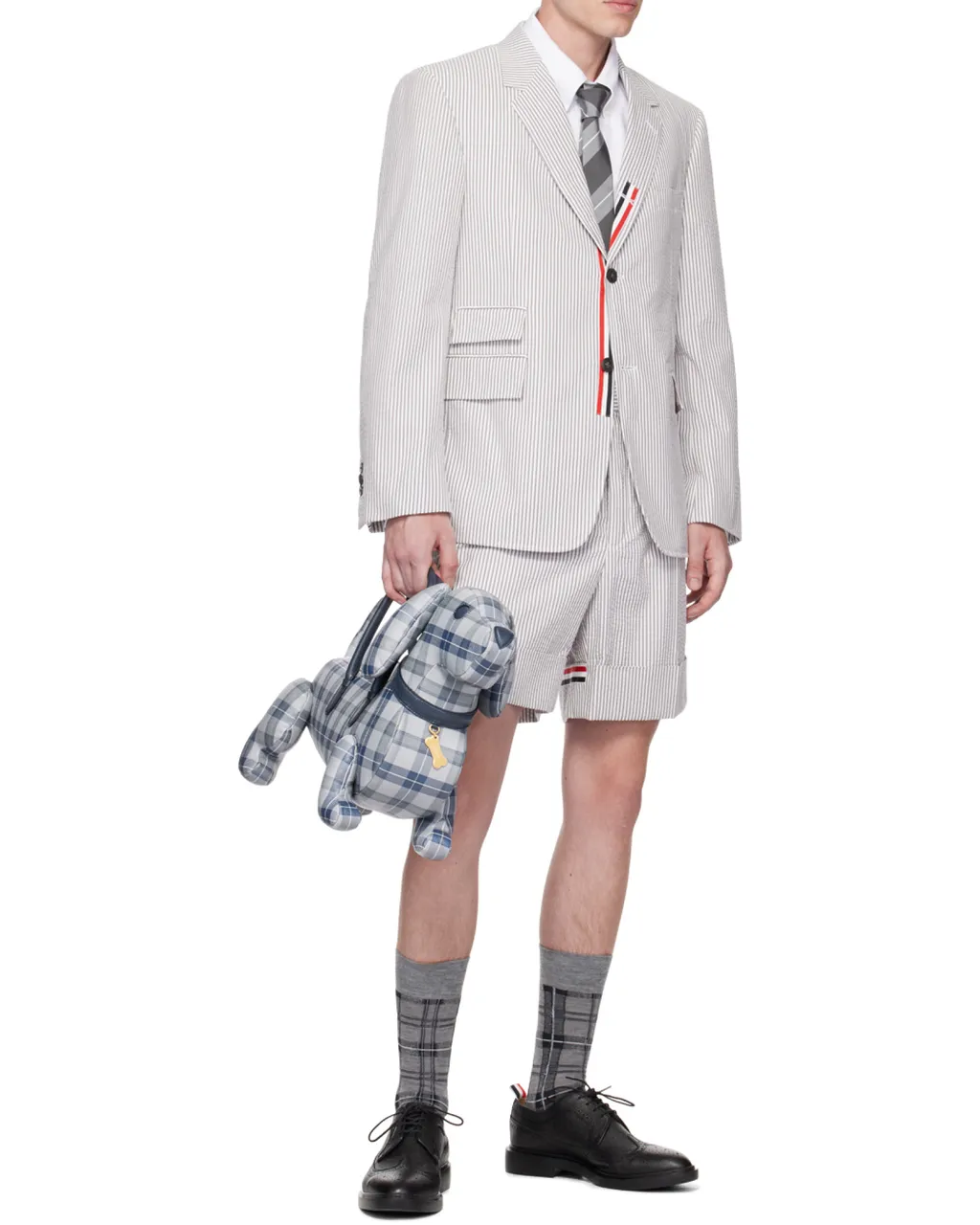 Striped Seersucker Sport Coat