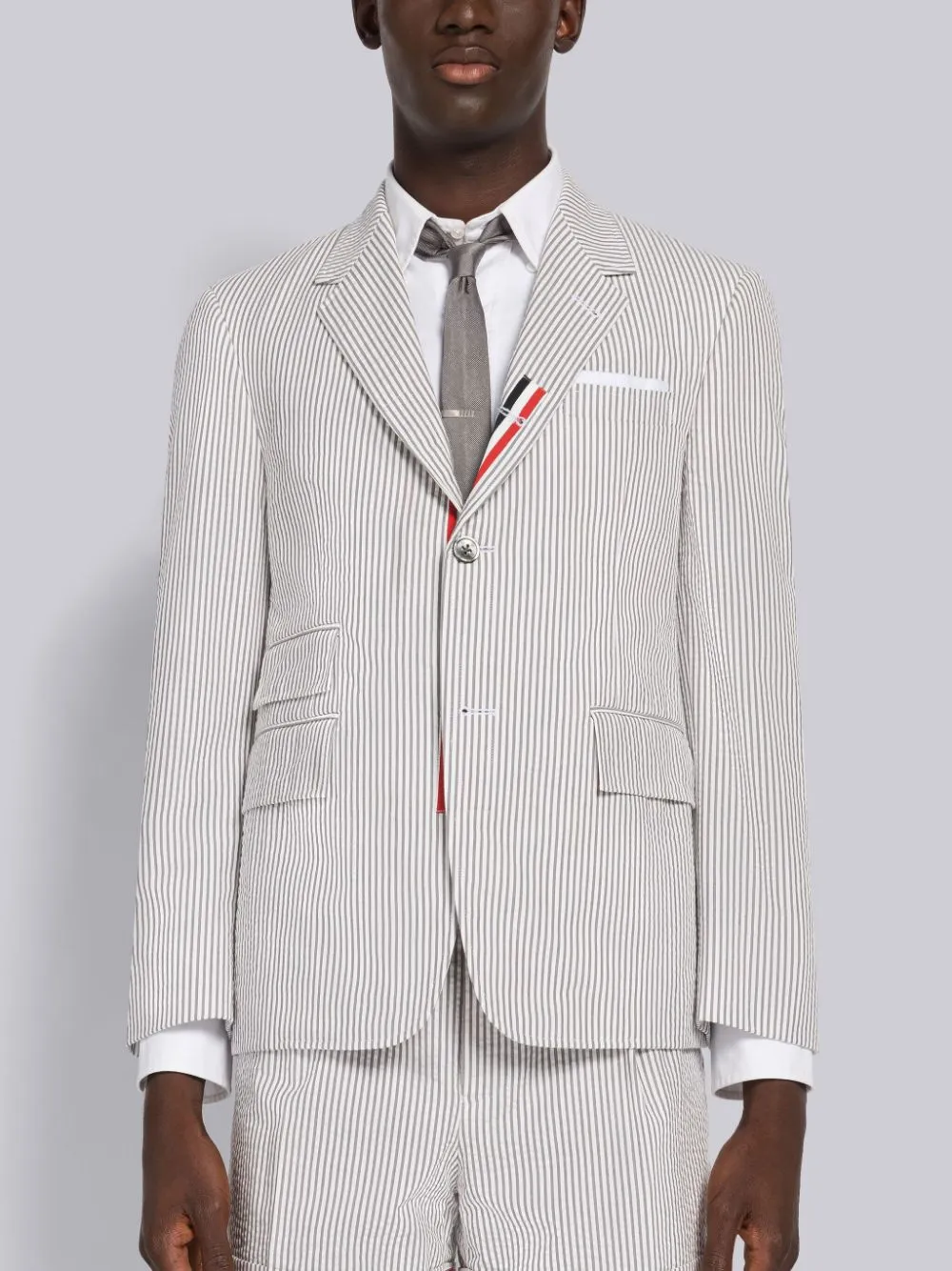 Striped Seersucker Sport Coat