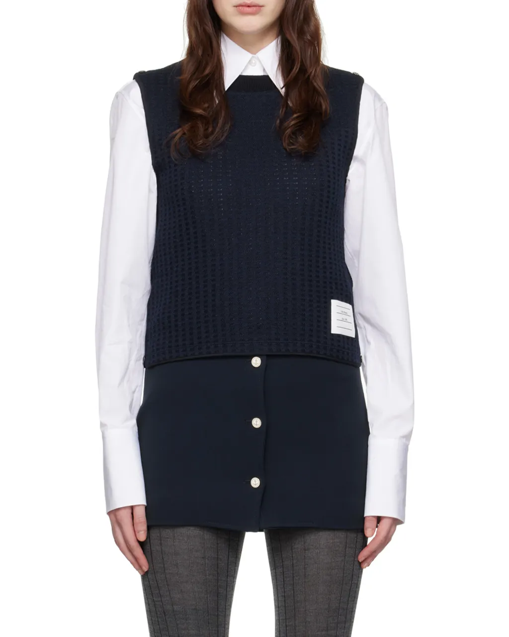 Logo Patch Knitted Top