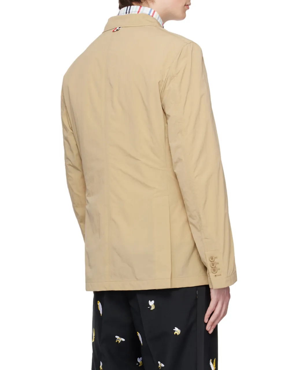 Unconstructed Single-Breasted Blazer