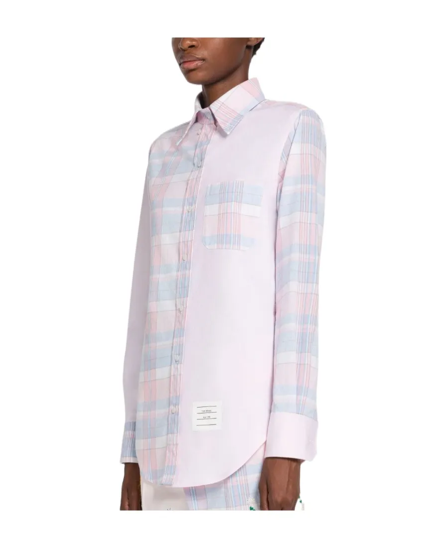 Checked Long-Sleeved Shirt