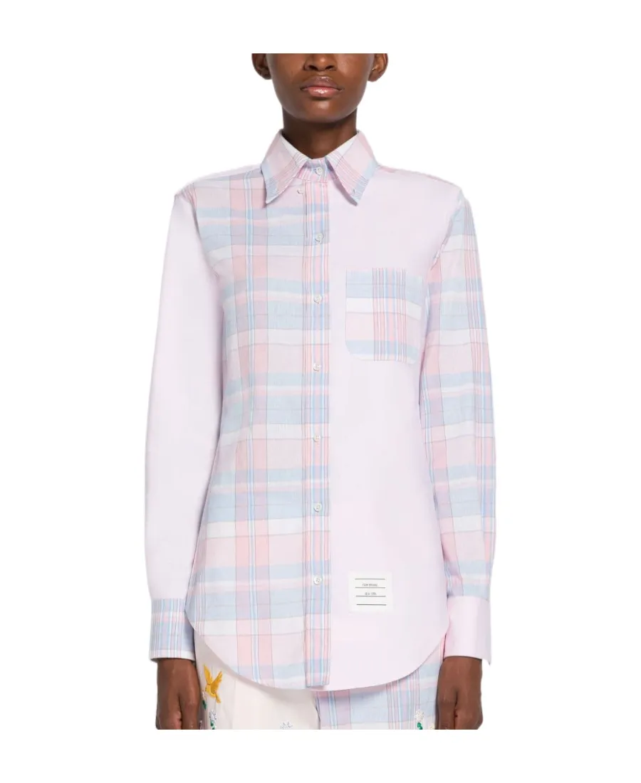 Checked Long-Sleeved Shirt