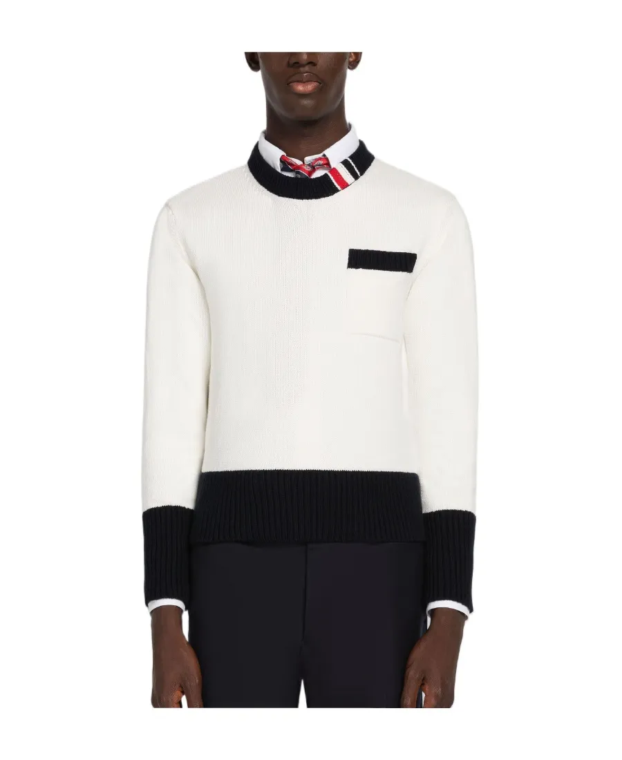 Rwb Stripe Knitted Jumper