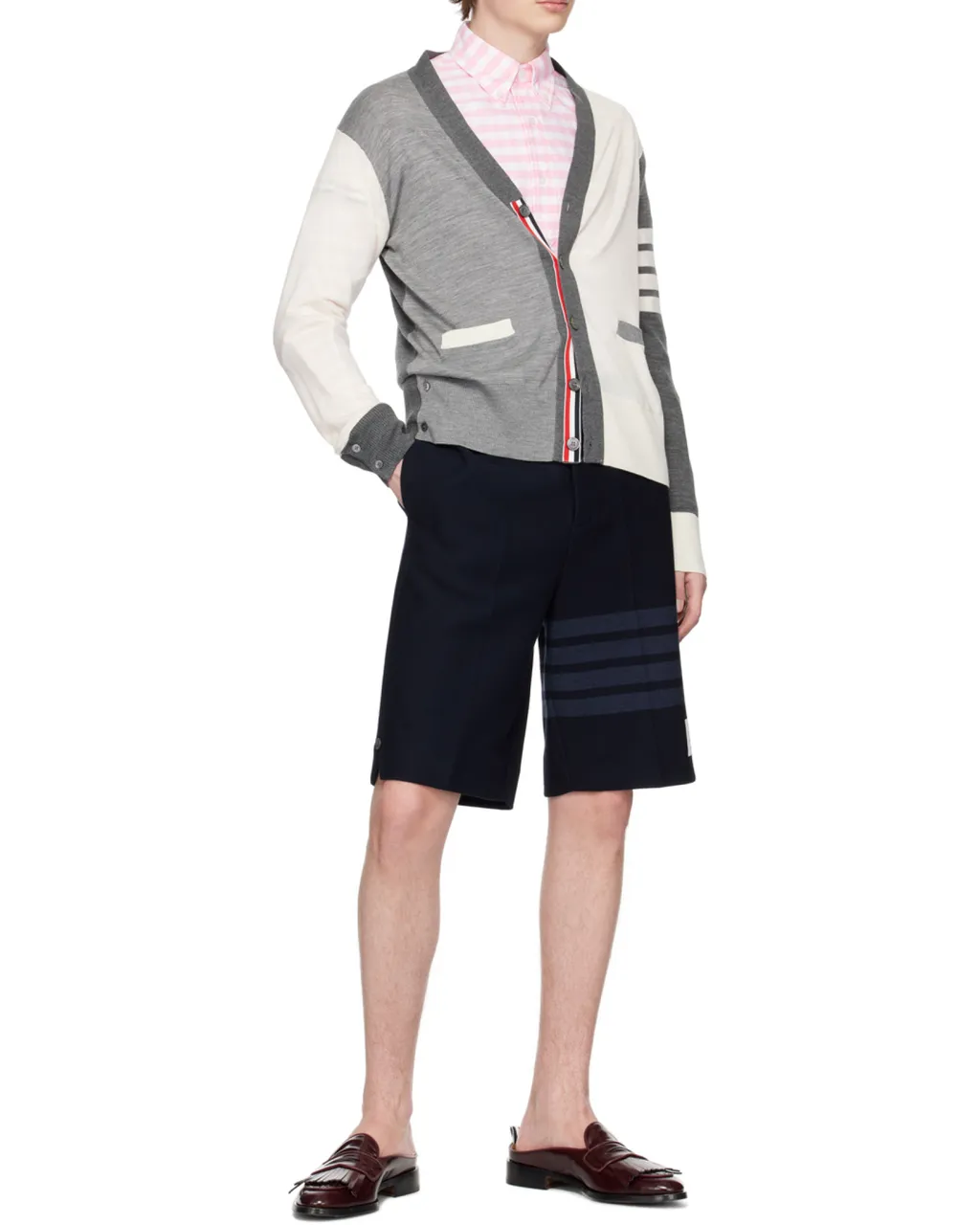 Rwb-Stripe Gingham Shirt