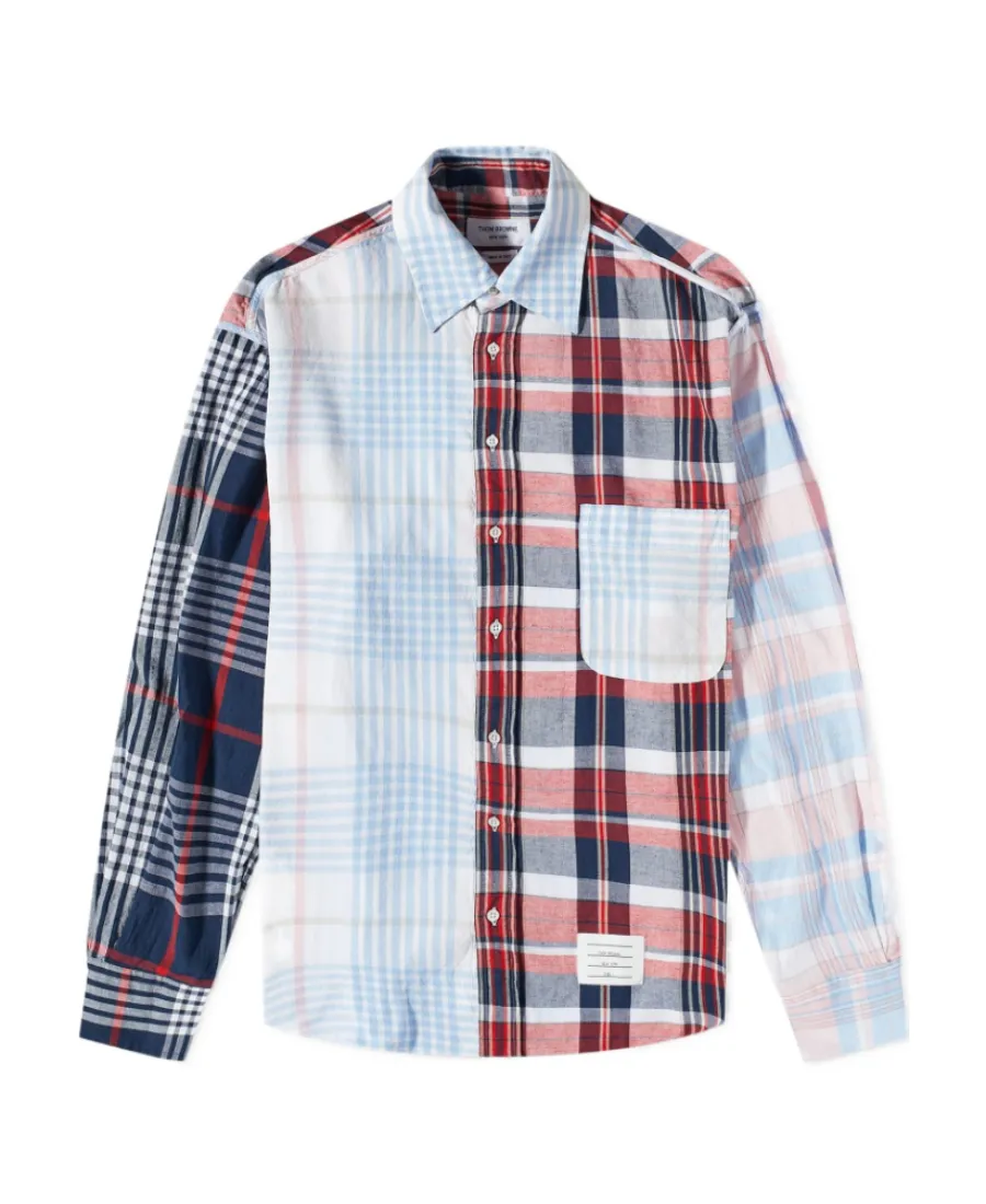 Plaid-Check Long-Sleeve Shirt