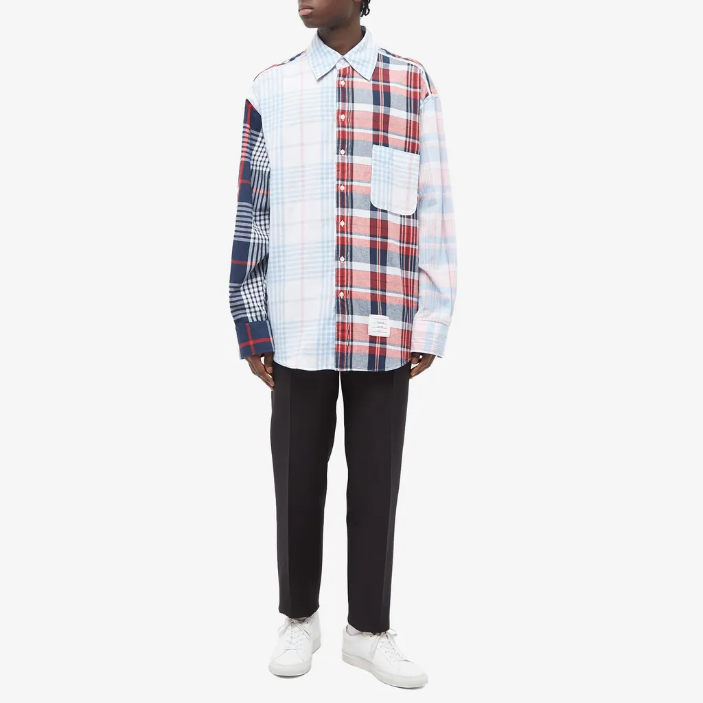 Plaid-Check Long-Sleeve Shirt