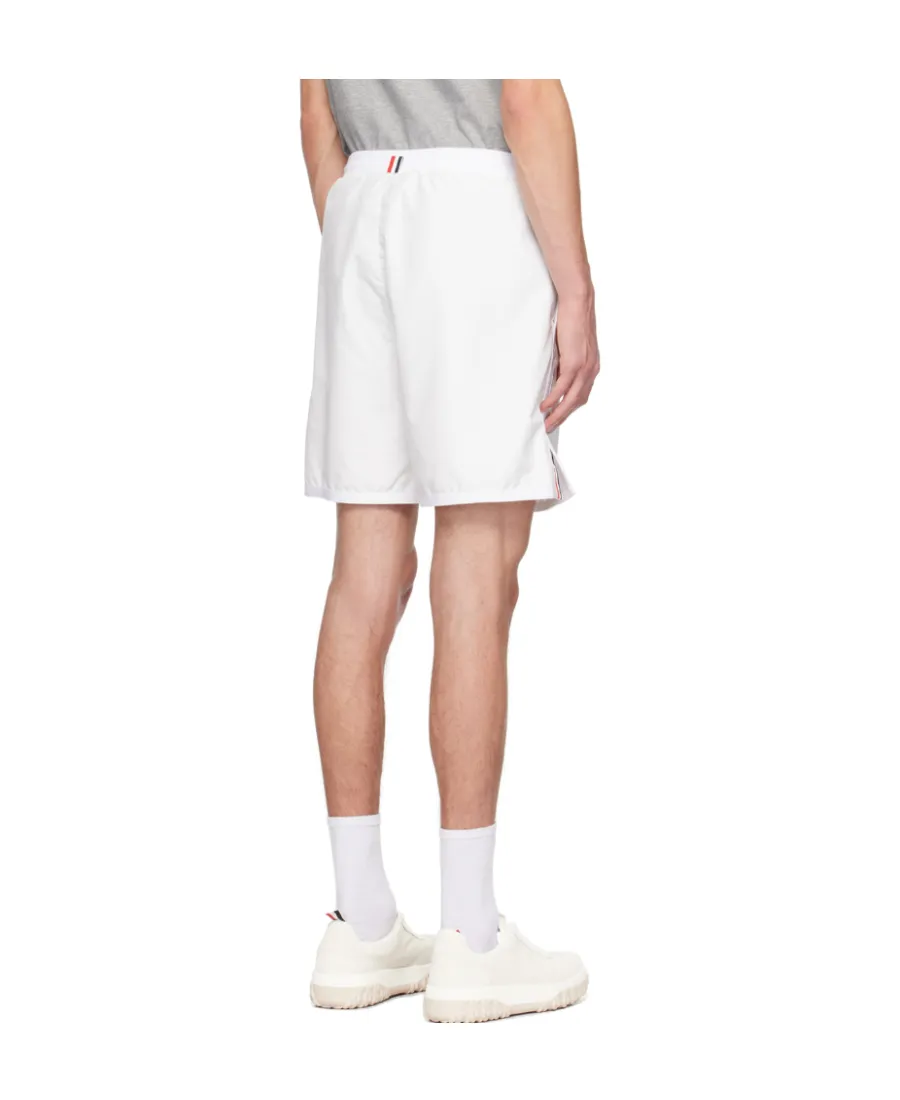 Logo Patch Drawstring Track Shorts