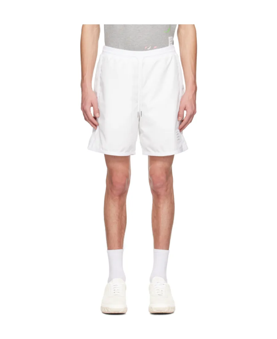 Logo Patch Drawstring Track Shorts