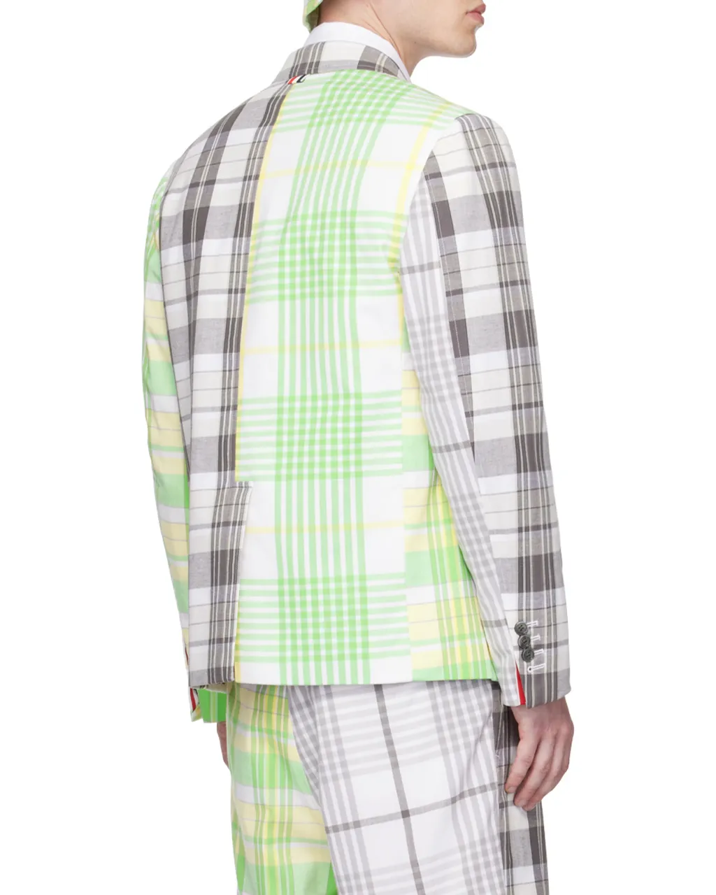 Checked Single-Breasted Blazer
