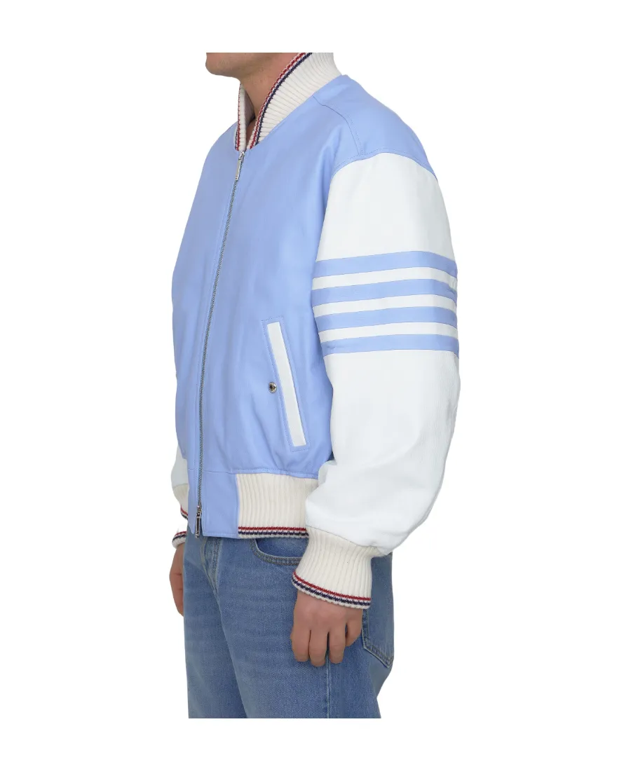4 Bar Stripe Bomber Jacket