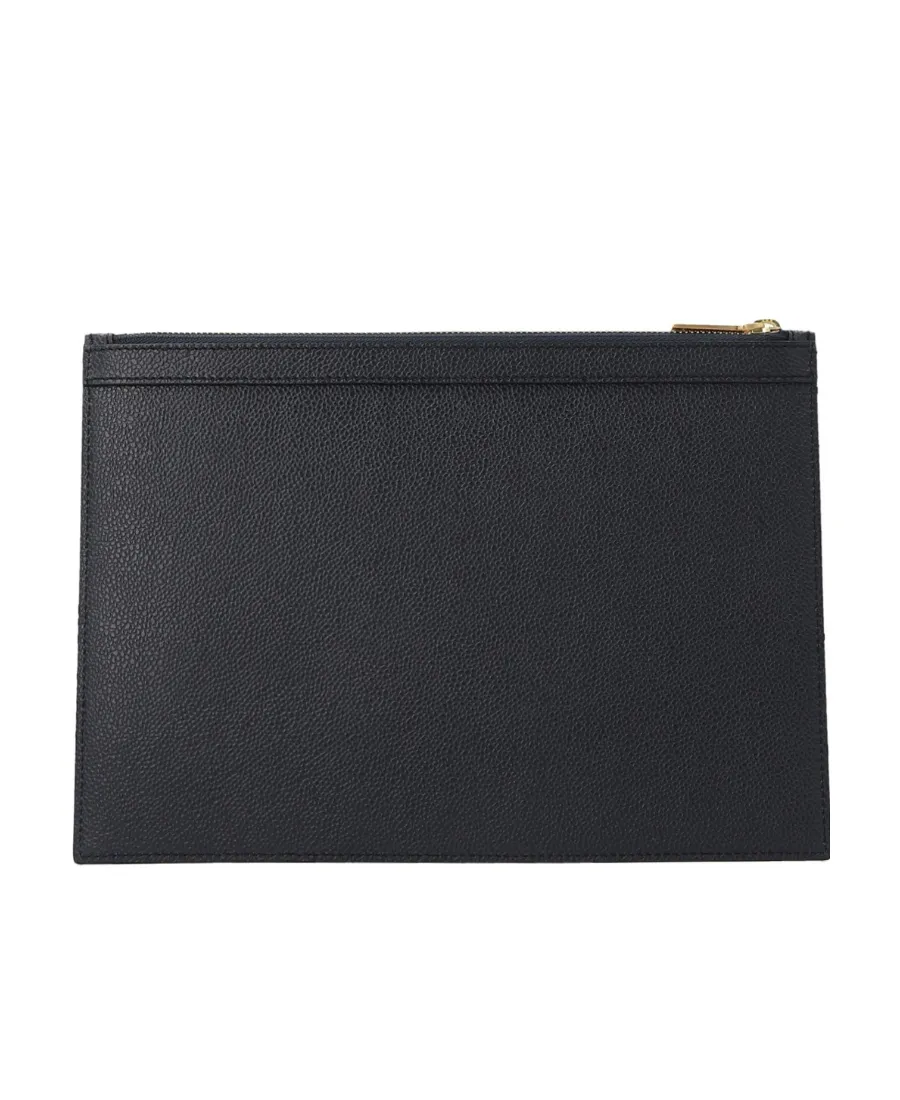 Small 4-Bar Striped Zipped Wallet