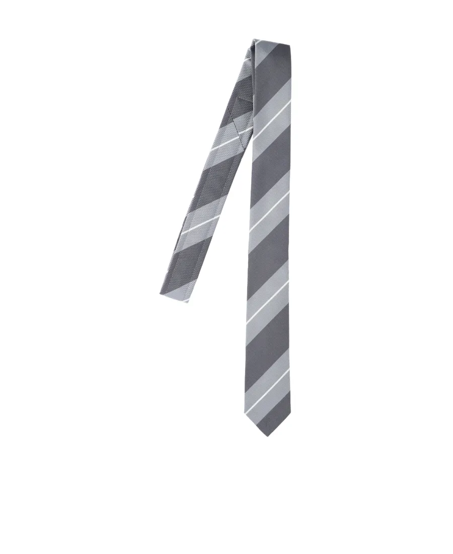 Diagonal Striped Pointed-Tip Tie