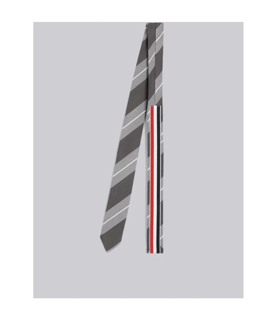 Diagonal Striped Pointed-Tip Tie