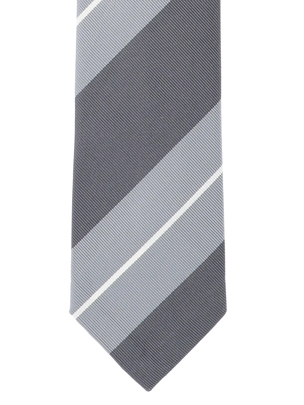 Diagonal Striped Pointed-Tip Tie