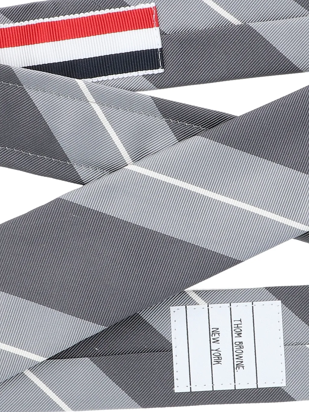 Diagonal Striped Pointed-Tip Tie