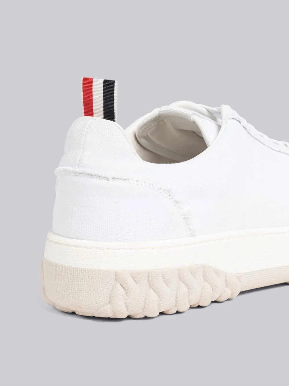 Frayed Edge Low-Top Sneakers