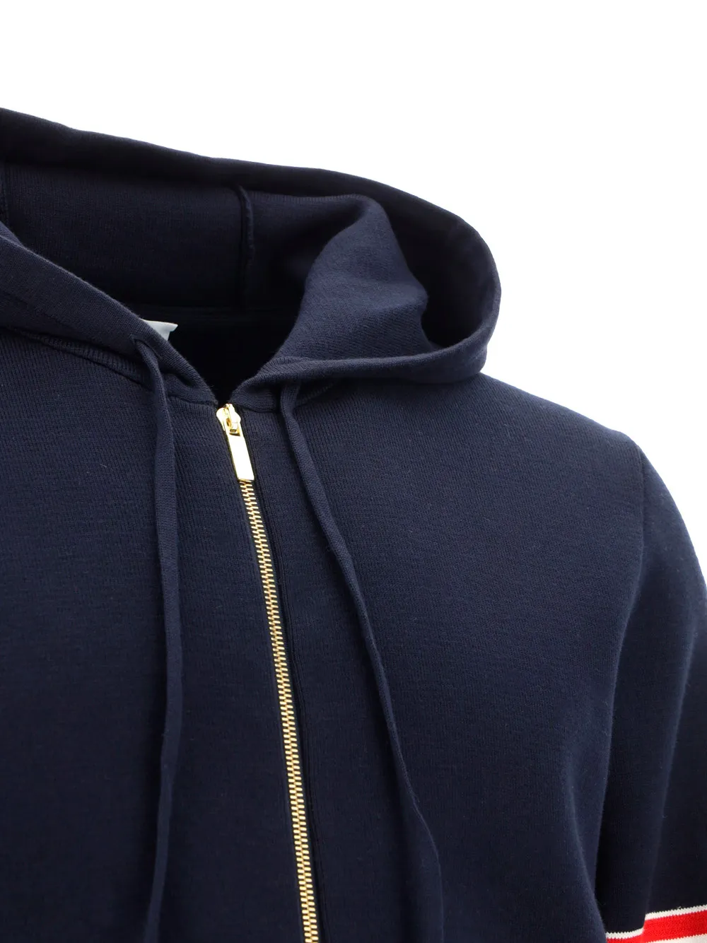 Zip-Up Drawstring Hoodie