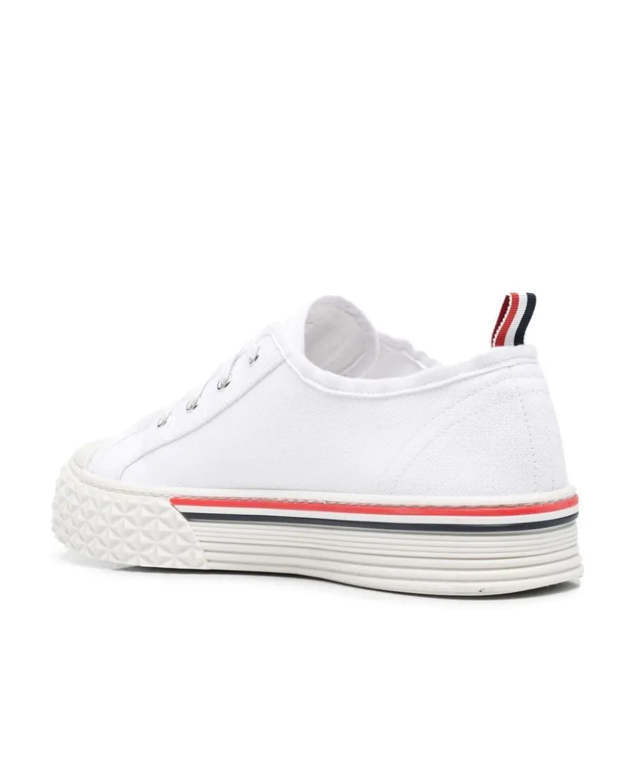 Stripe Trimmed Low-Top Sneakers
