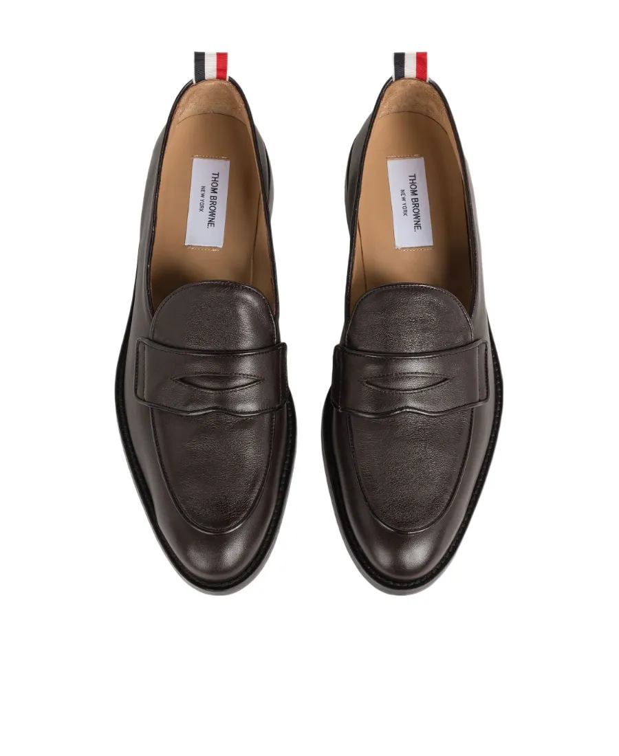 Grosgrain-Loop Trim Loafers