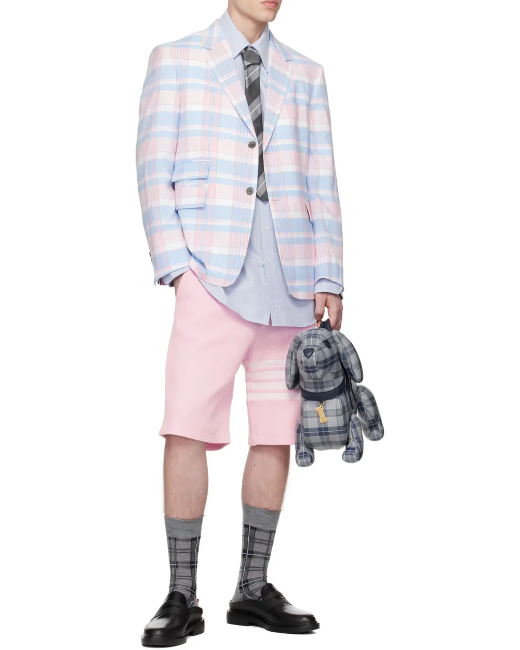 Striped Collared Button-Up Shirt