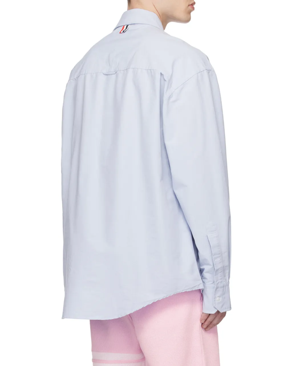 Striped Collared Button-Up Shirt