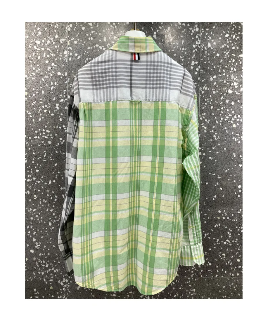 Plaid Long-Sleeved Shirt