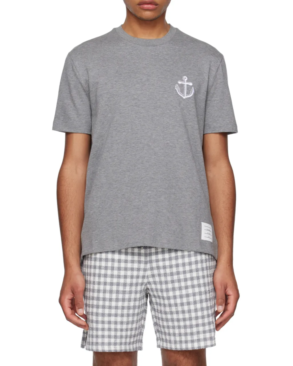 Anchor Embroidered Crewneck T-Shirt