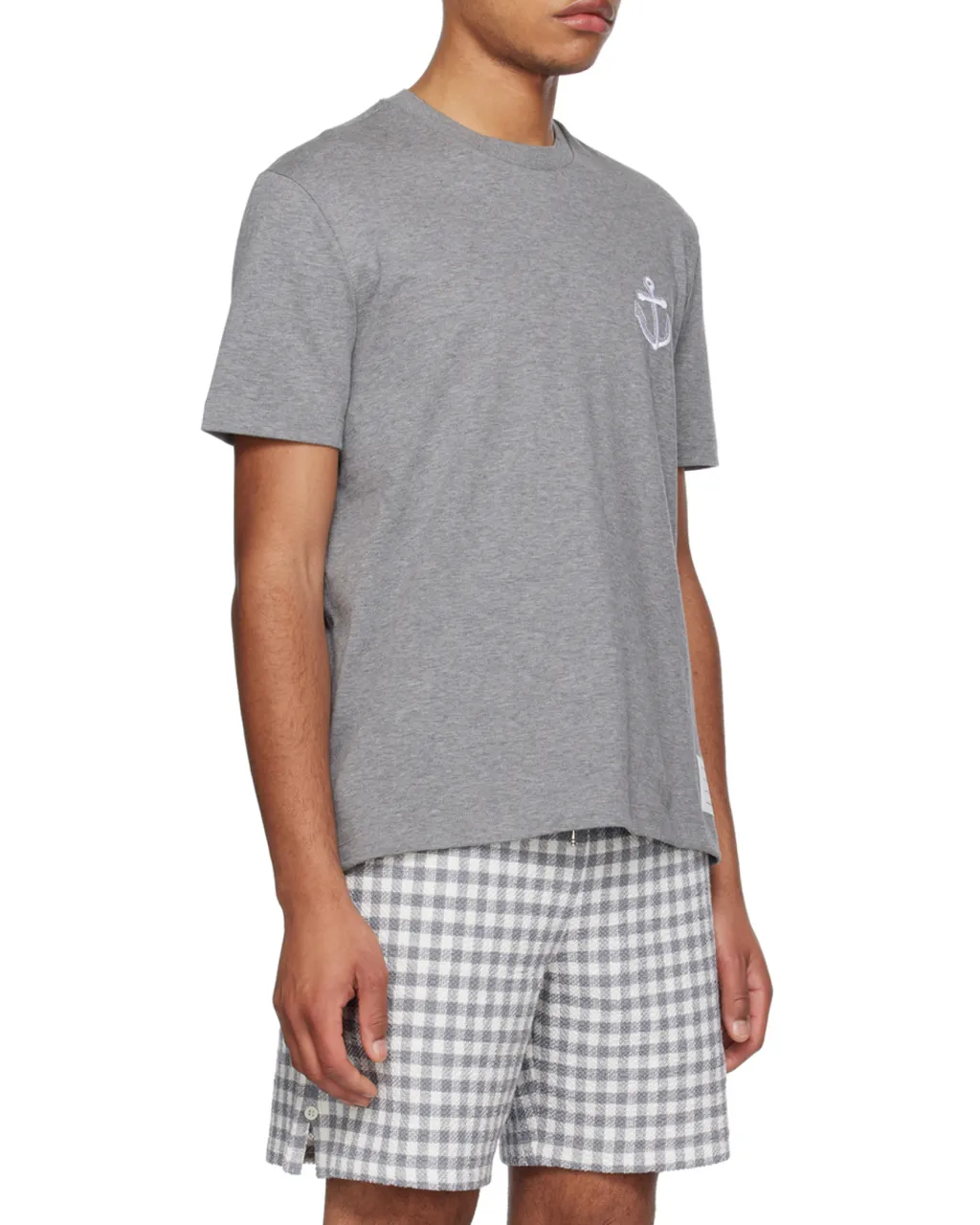 Anchor Embroidered Crewneck T-Shirt