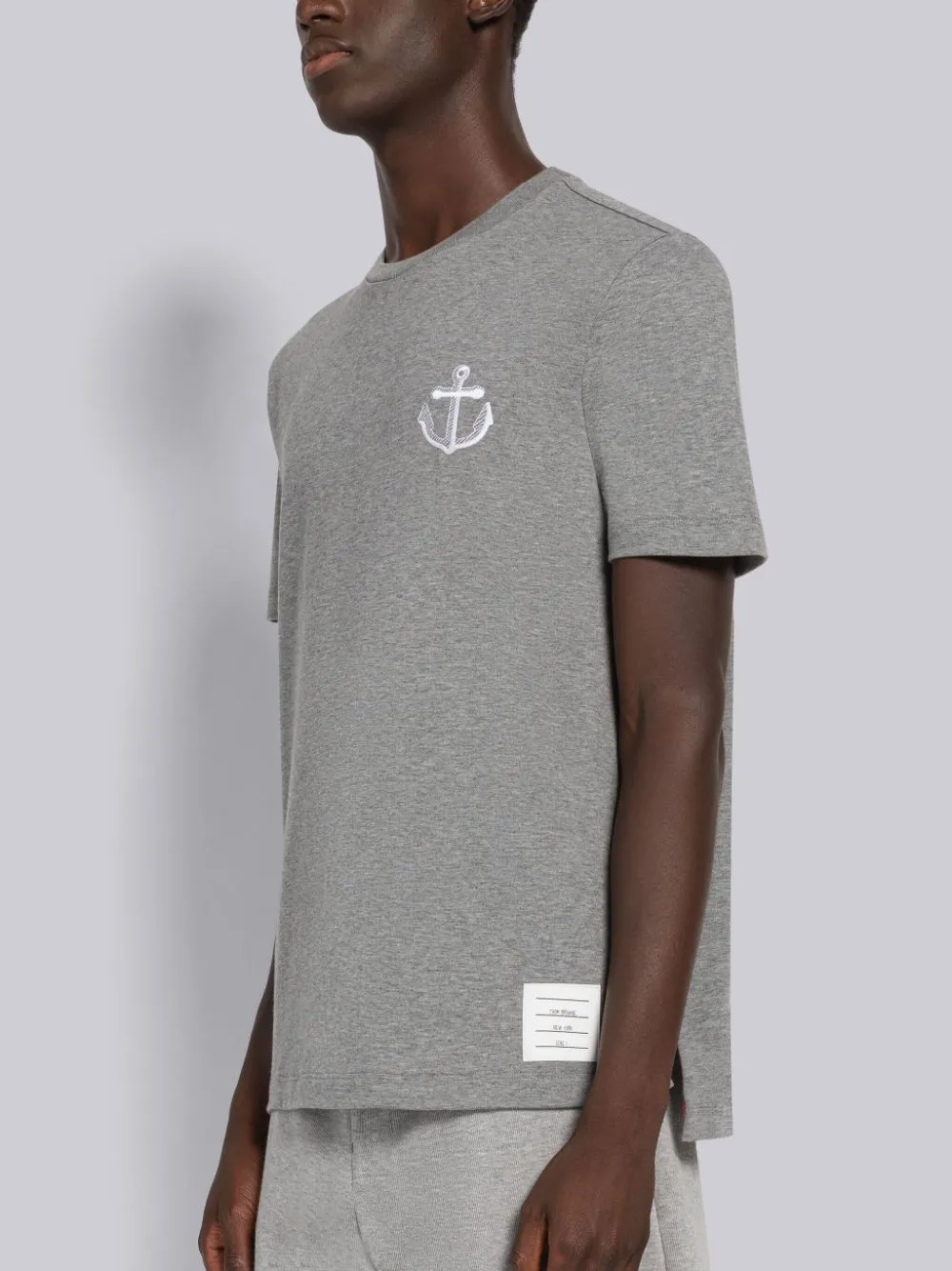 Anchor Embroidered Crewneck T-Shirt